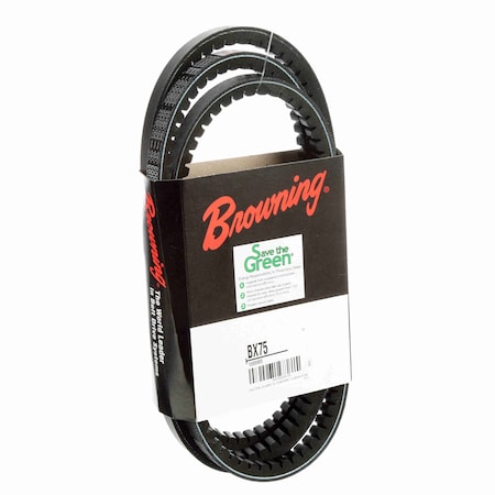Browning EPDM Notched Belt 98% Efficient BX75